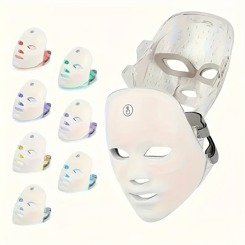 7-color Rechargeable LED Face Mask